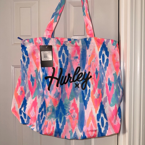 Hurley Handbags - Hurley Vibrant Multicolor Tote or Beach Bag